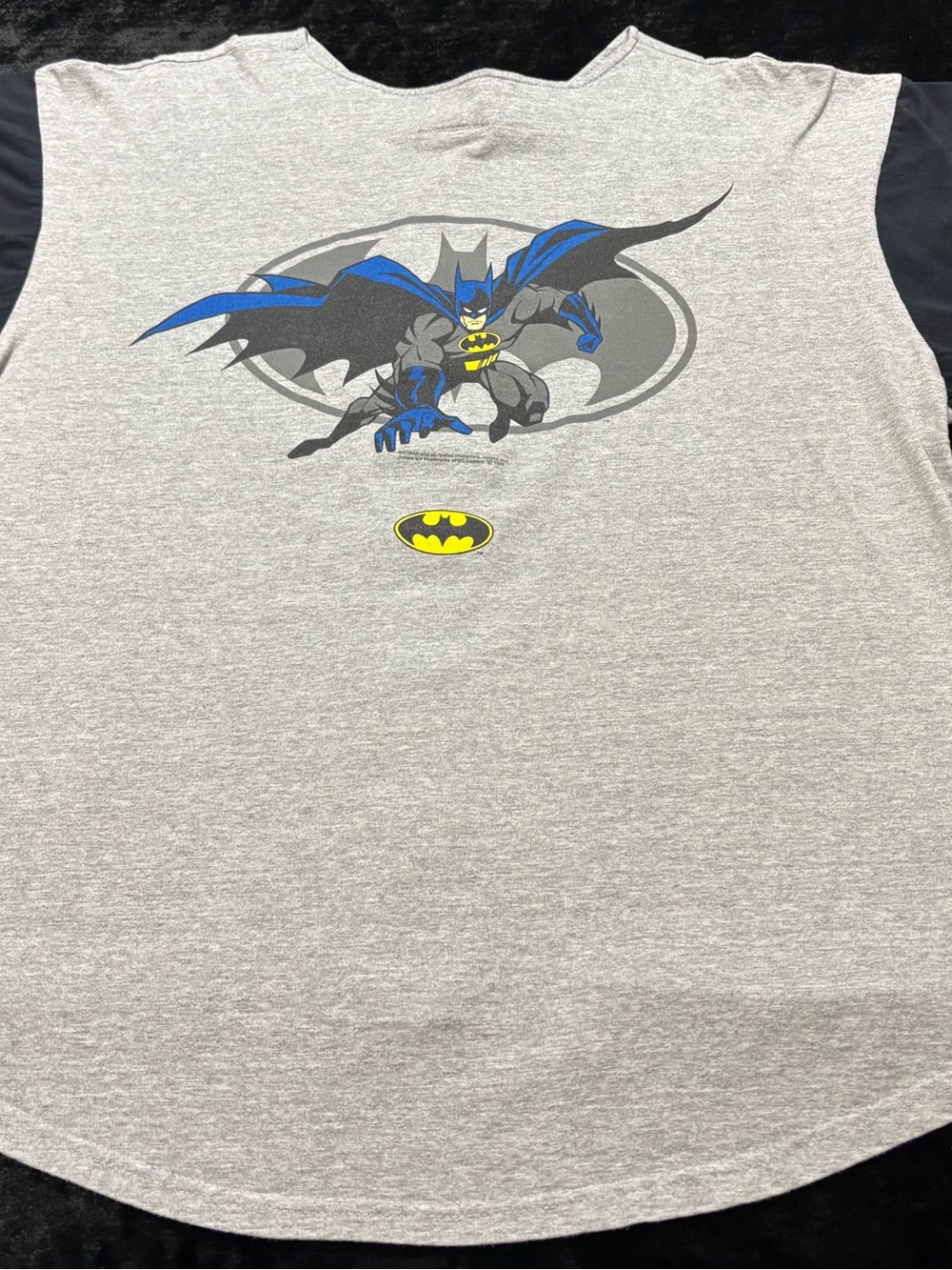 Mens XL Vintage 1996 Batman Baseball Jersey Tshirt
